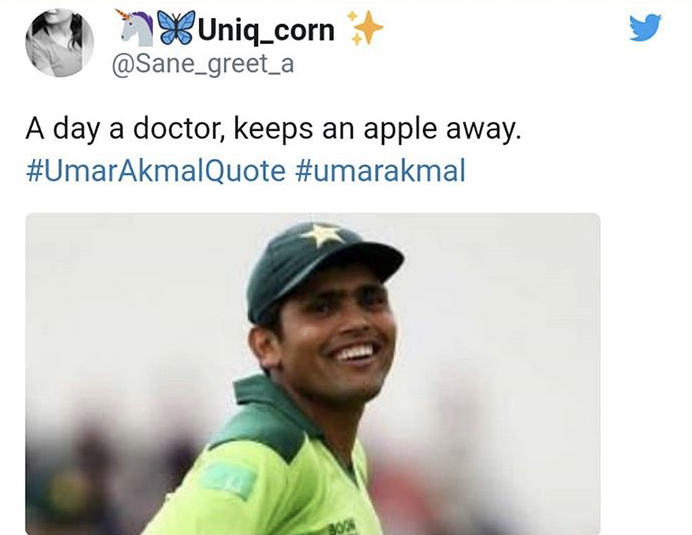 People Are Trolling Umar Akmal For His Latest Typing Mistake