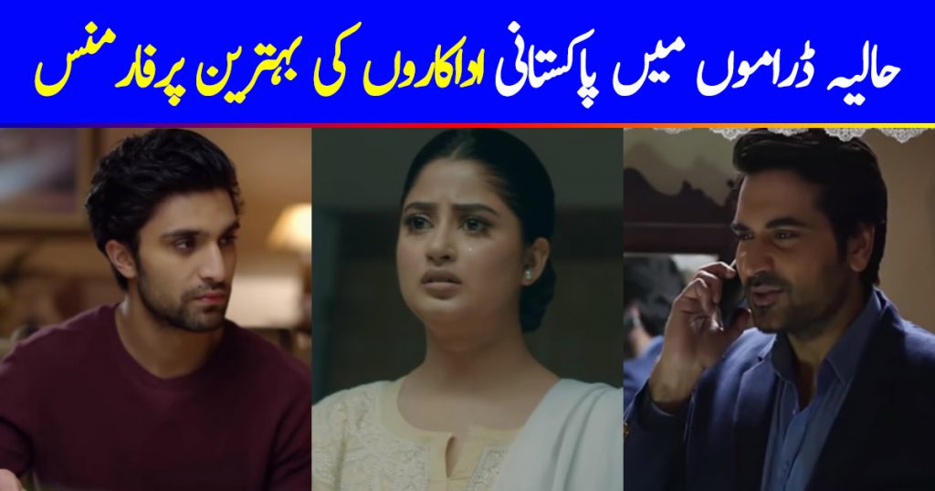 Best Performances of Pakistani Actors In Recent Dramas