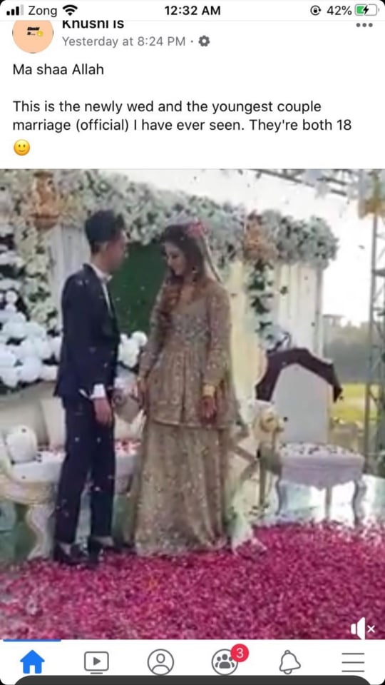 18 Years Old Young Pakistani Boy Wedding Pictures Gone Viral on Social Media Reviewit.pk photo