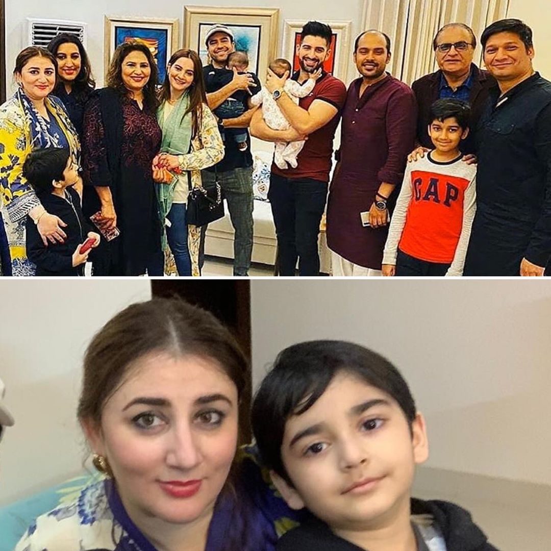 Junaid Khan and Muneeb Butt with their Families at a Dinner
