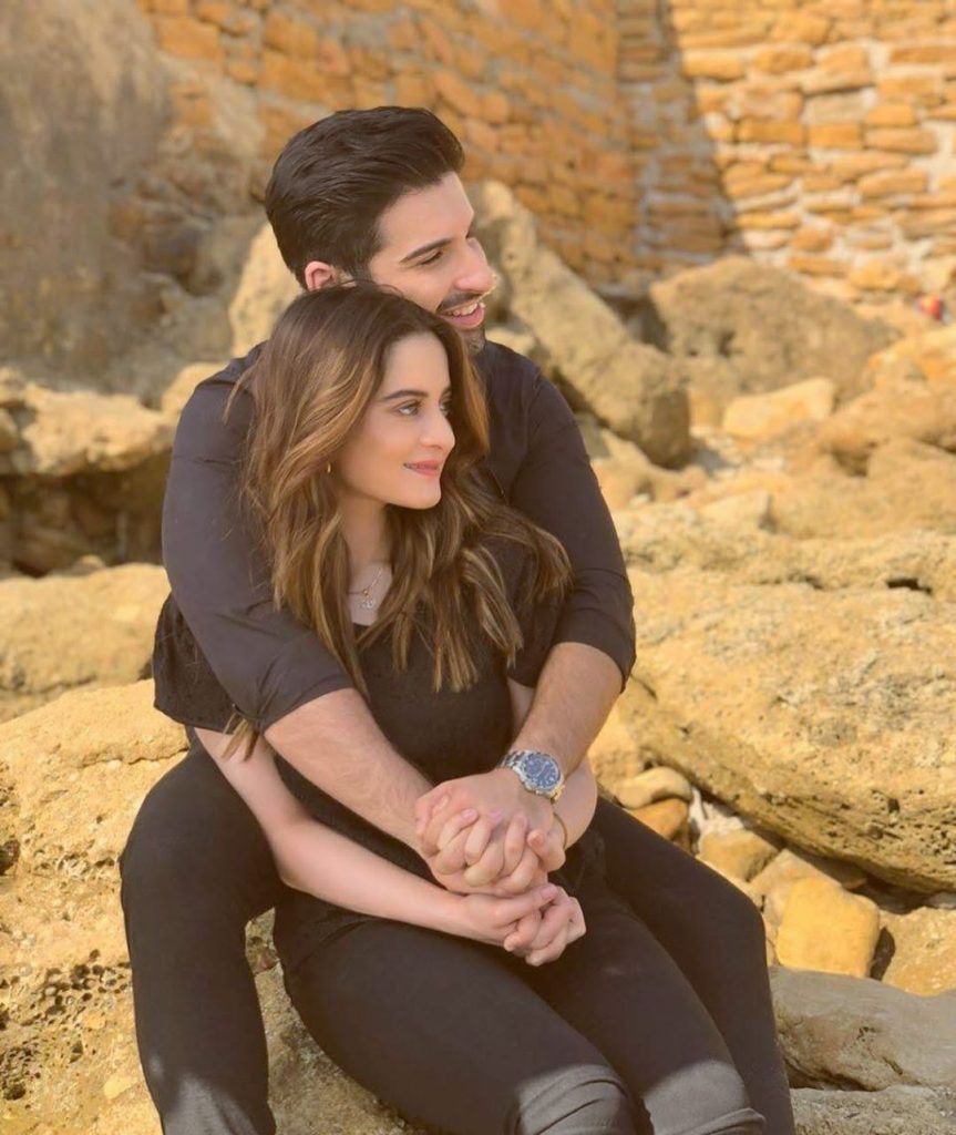 Muneeb Butt Has An Endearing Wish For Wife Aiman This Valentine's Day