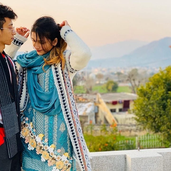 Viral Teenage Couple Asad and Nimra Beautiful Pictures from their Honeymoon in Murree