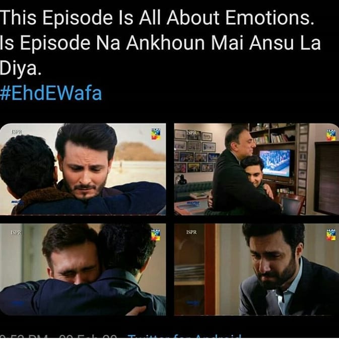 The Latest Episode Of Ehd E Wafa Has Made Pakistan Emotional