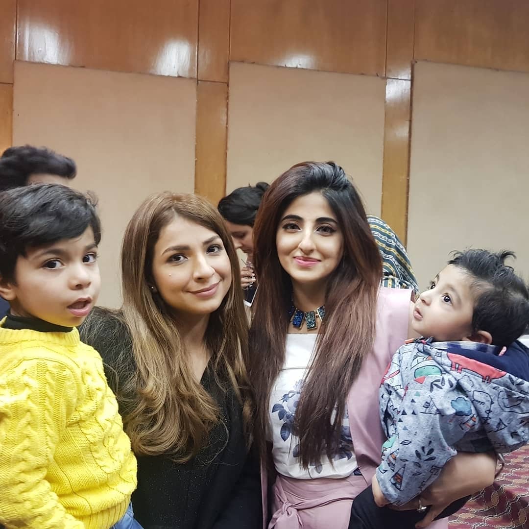 Actress Fatima Sohail Latest Pictures with her Son