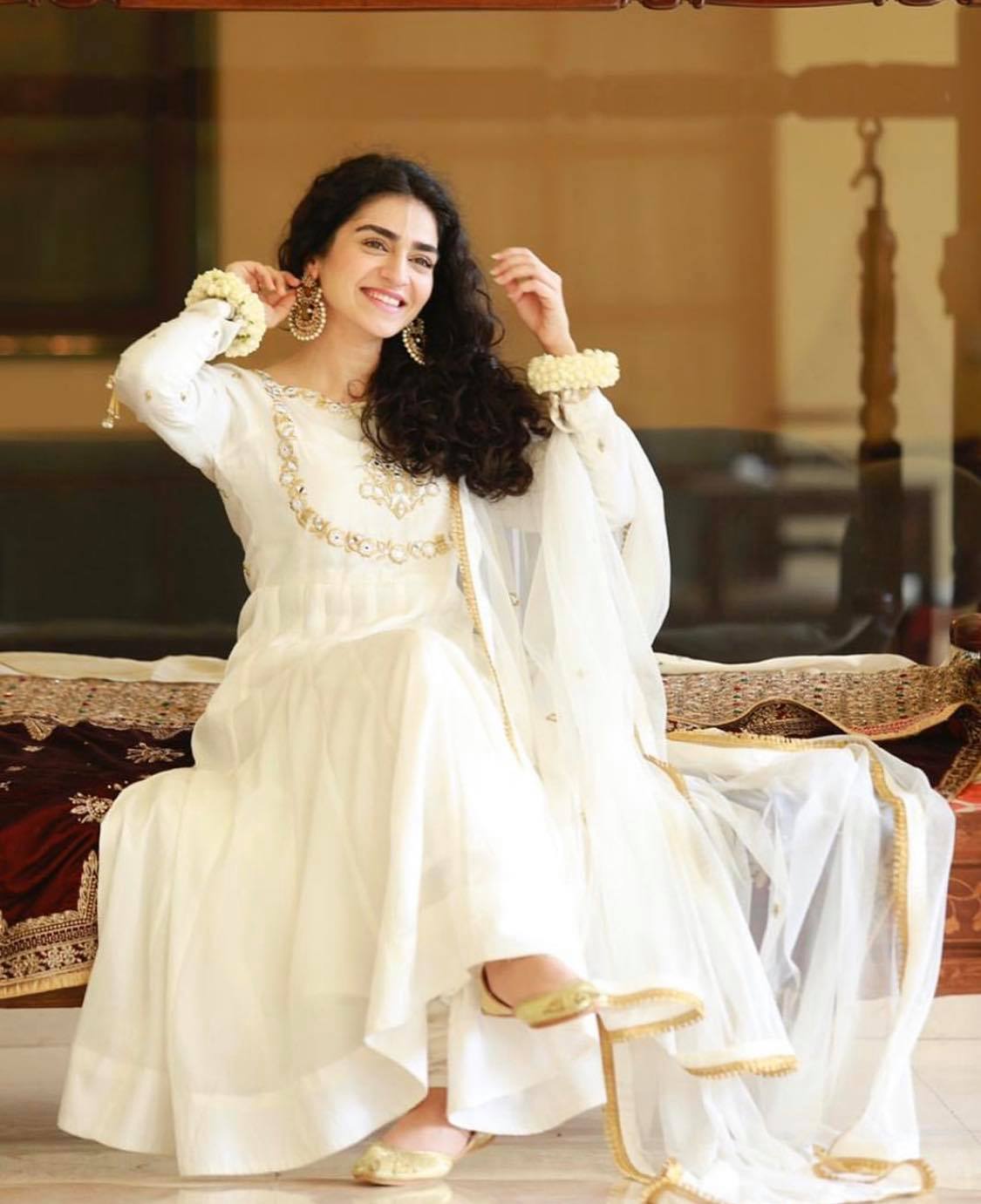 Fancy partywear white dress design | pakistani dresses/indian designer wear/ white off-white dresses - YouTube