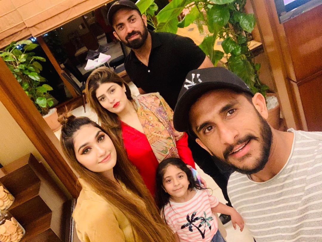 Cricketer Hasana Ali wife Samyah Khan Enjoying PSL