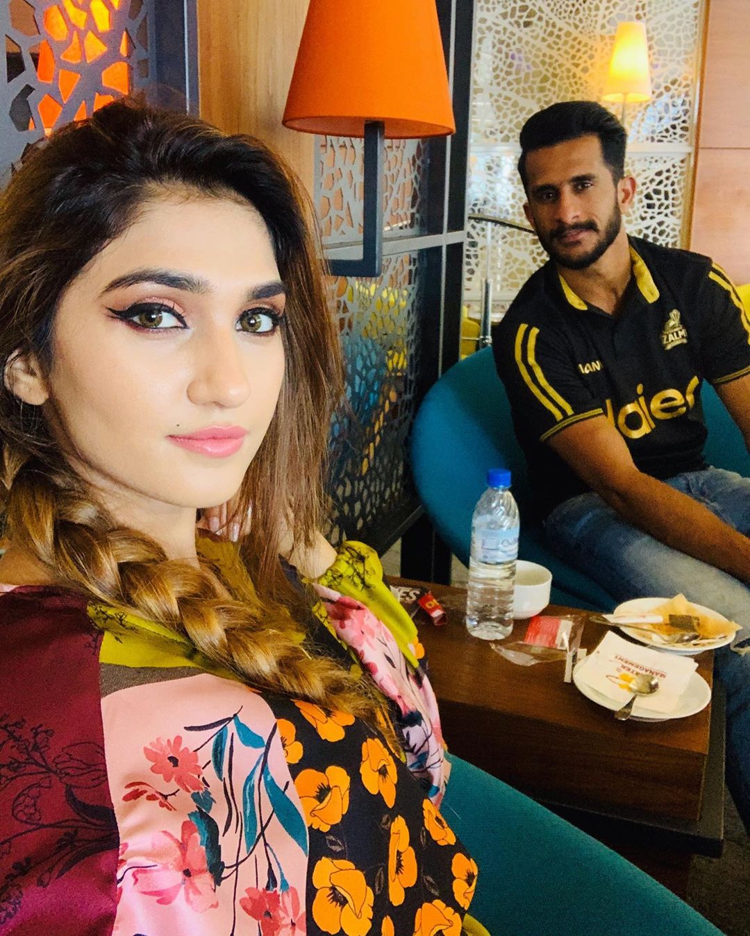 Cricketer Hasana Ali wife Samyah Khan Enjoying PSL