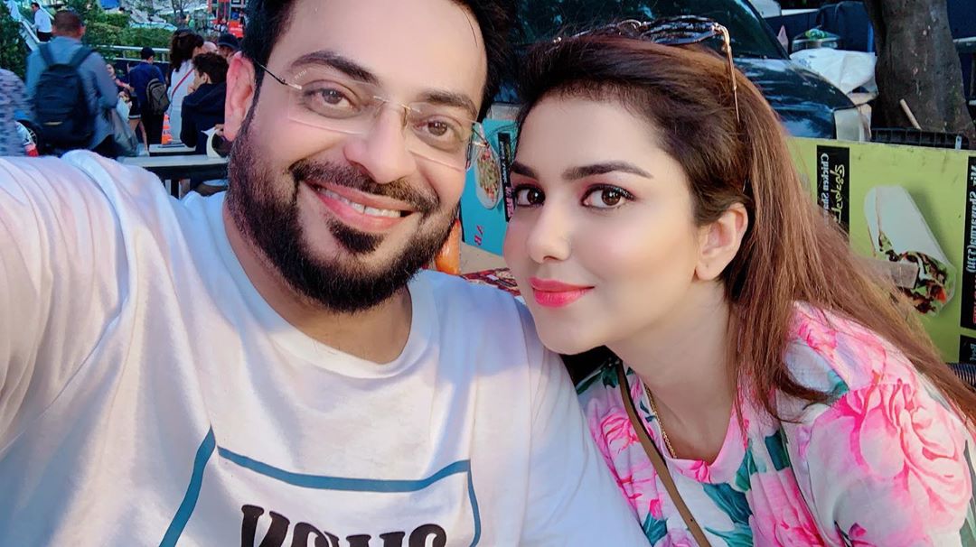 Syeda Tuba and Aamir Liaquat Pictures from The Forest Restaurant