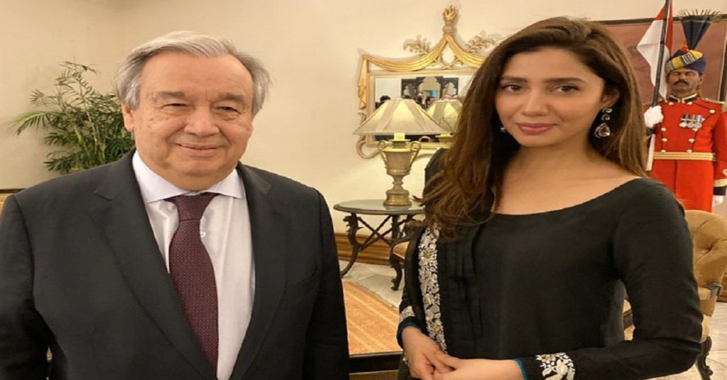 UN Chief Thanks Mahira Khan For Her Support