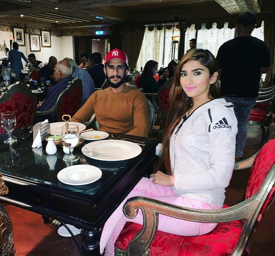 Hassan Ali Latest Pictures with his Wife Samiya Arzoo