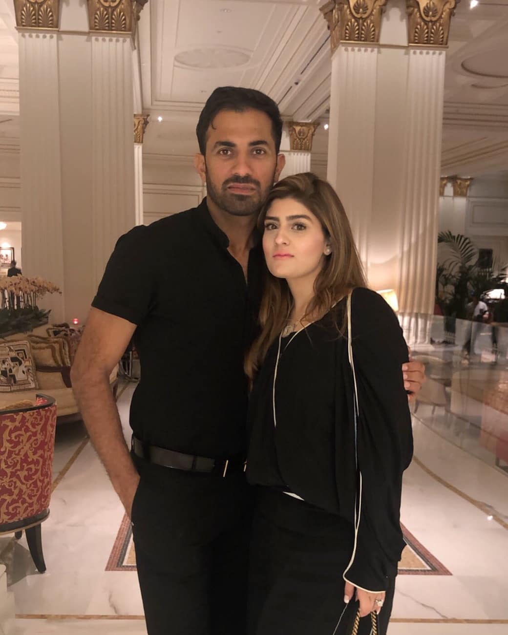 Beautiful Pictures of Cricketers Wahab Riaz and Hassan Ali with their Wives