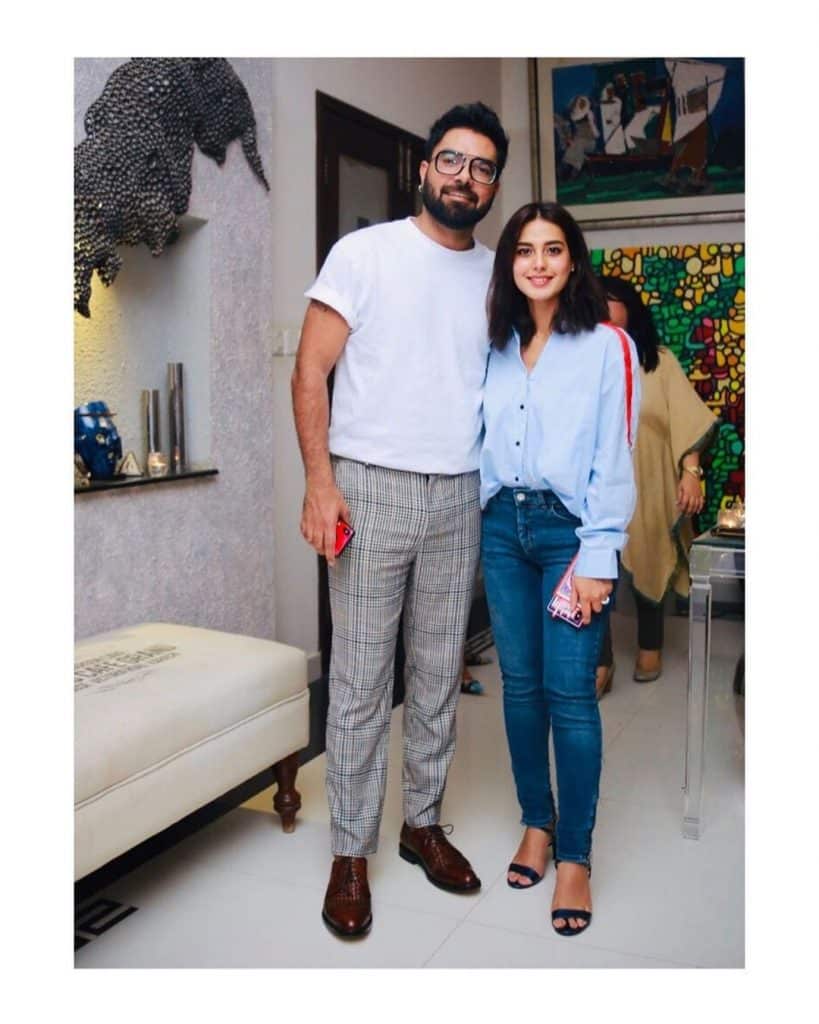 Iqra Aziz And Yasir Hussain Enjoying Quarantine Time