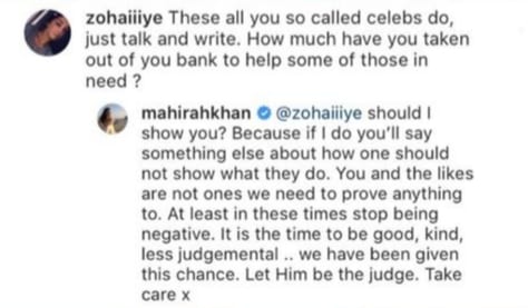 Mahira Khan's Epic Response To A Troll