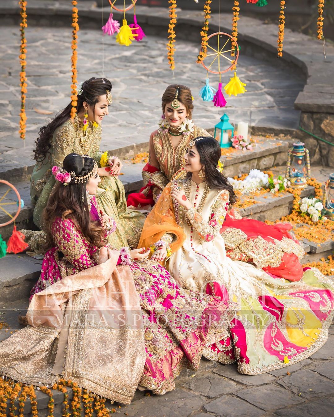 Hareem, Noor, Nimra and Zubab Rana Beautiful Latest Photo Shoot for Saloon