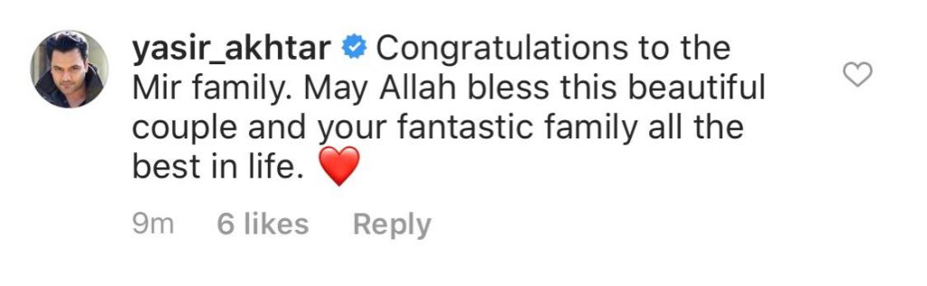 Pakistani Celebrities Congratulated Ahad And Sajal On Their Wedding