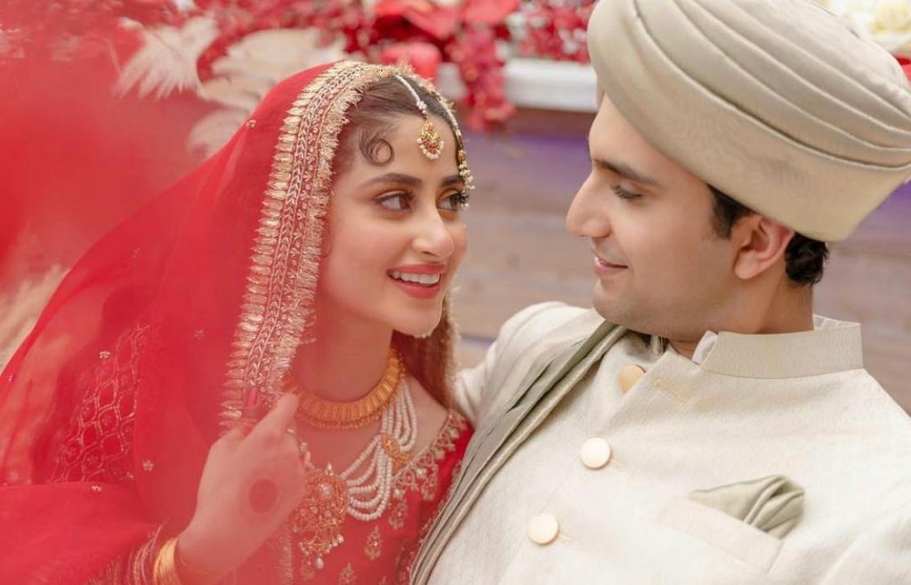 Pakistani Celebrities Congratulated Ahad And Sajal On Their Wedding