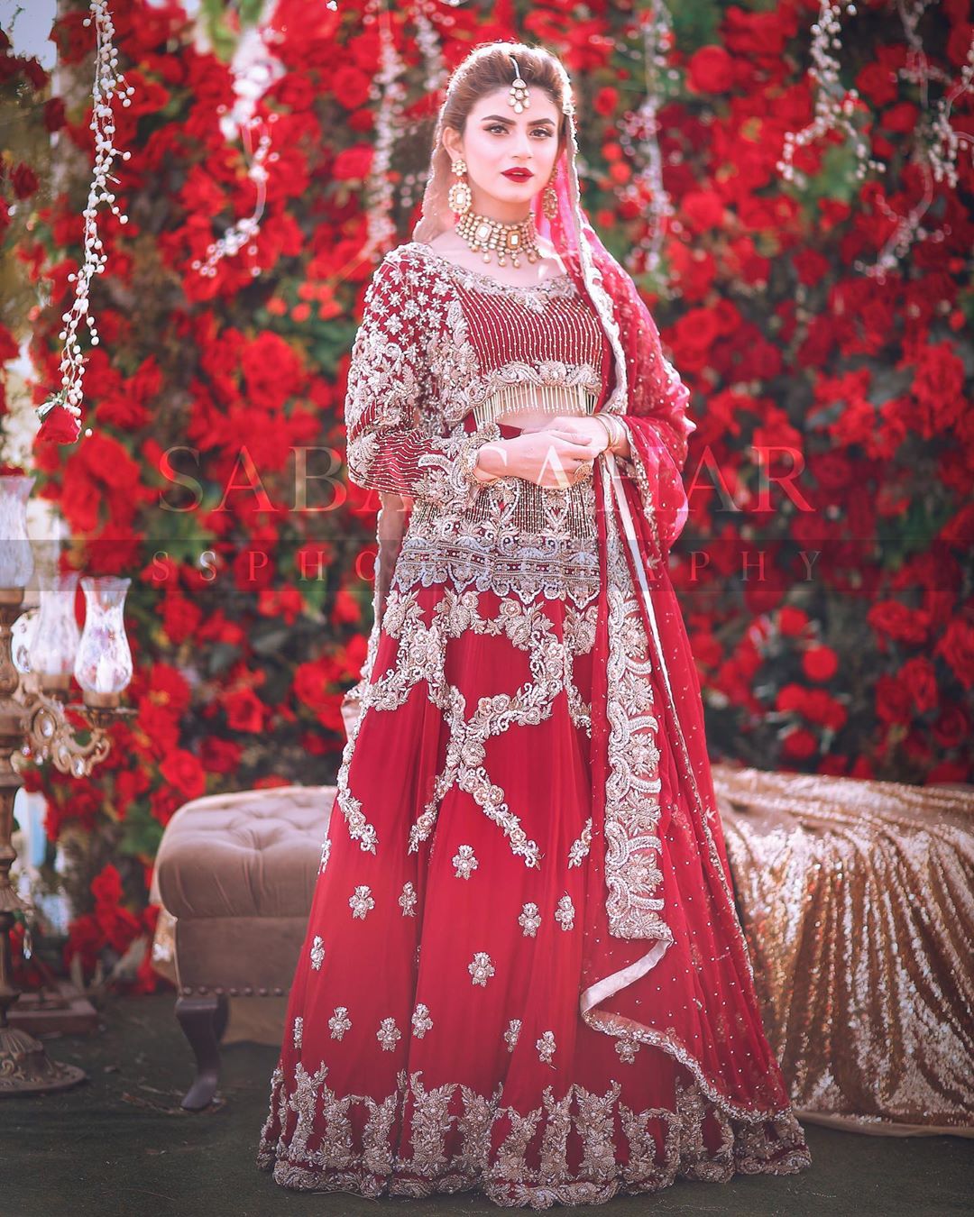 Beautiful Bridal Photo Shoot of Actress Zubab Rana | Reviewit.pk