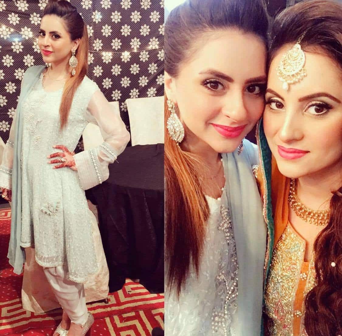 Beautiful Pakistani Celebrities on Their Sisters Wedding