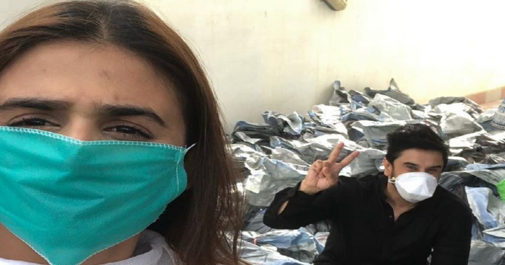 How Hamza Ali Abbasi And Naimal Khawar Are Spending Quarantine