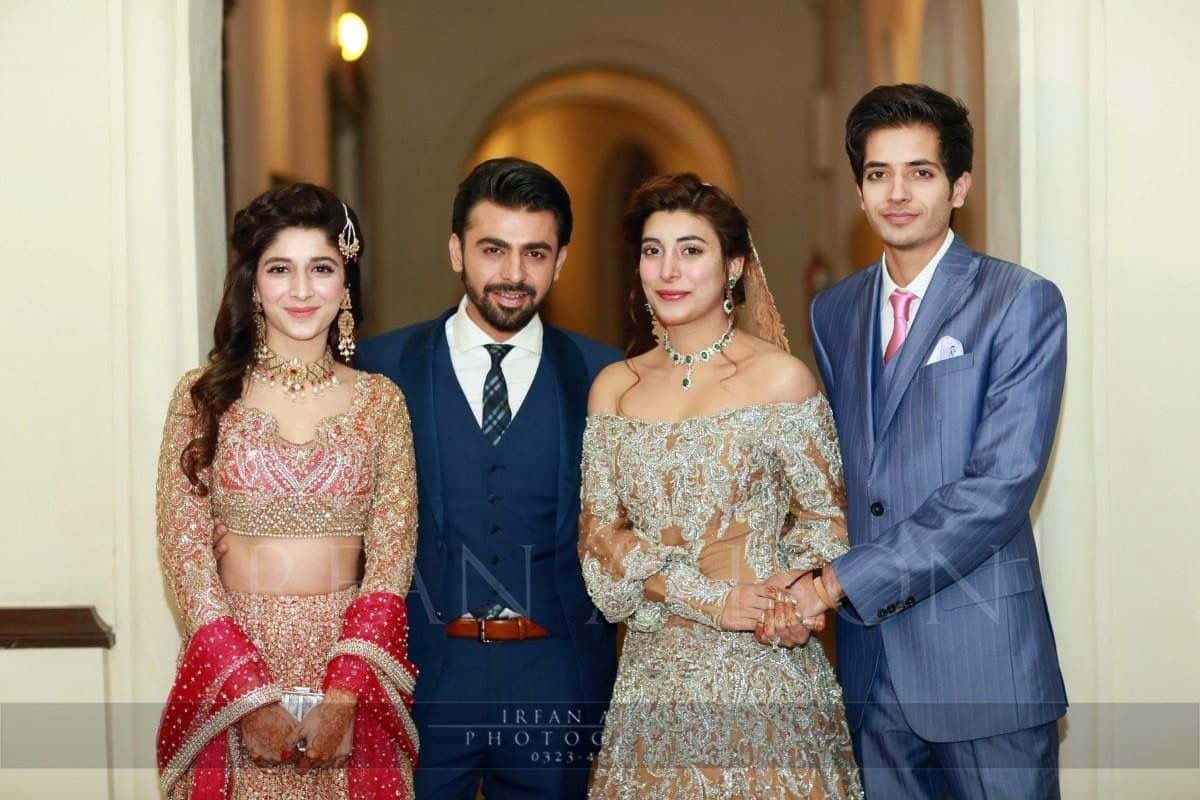 Beautiful Pakistani Celebrities on Their Sisters Wedding