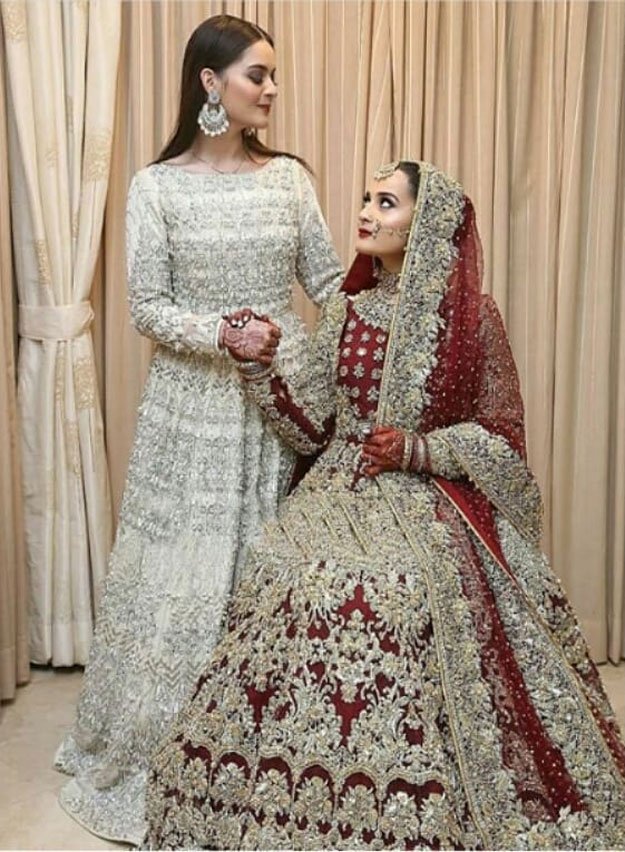 Pakistani wedding dresses for sisters sale