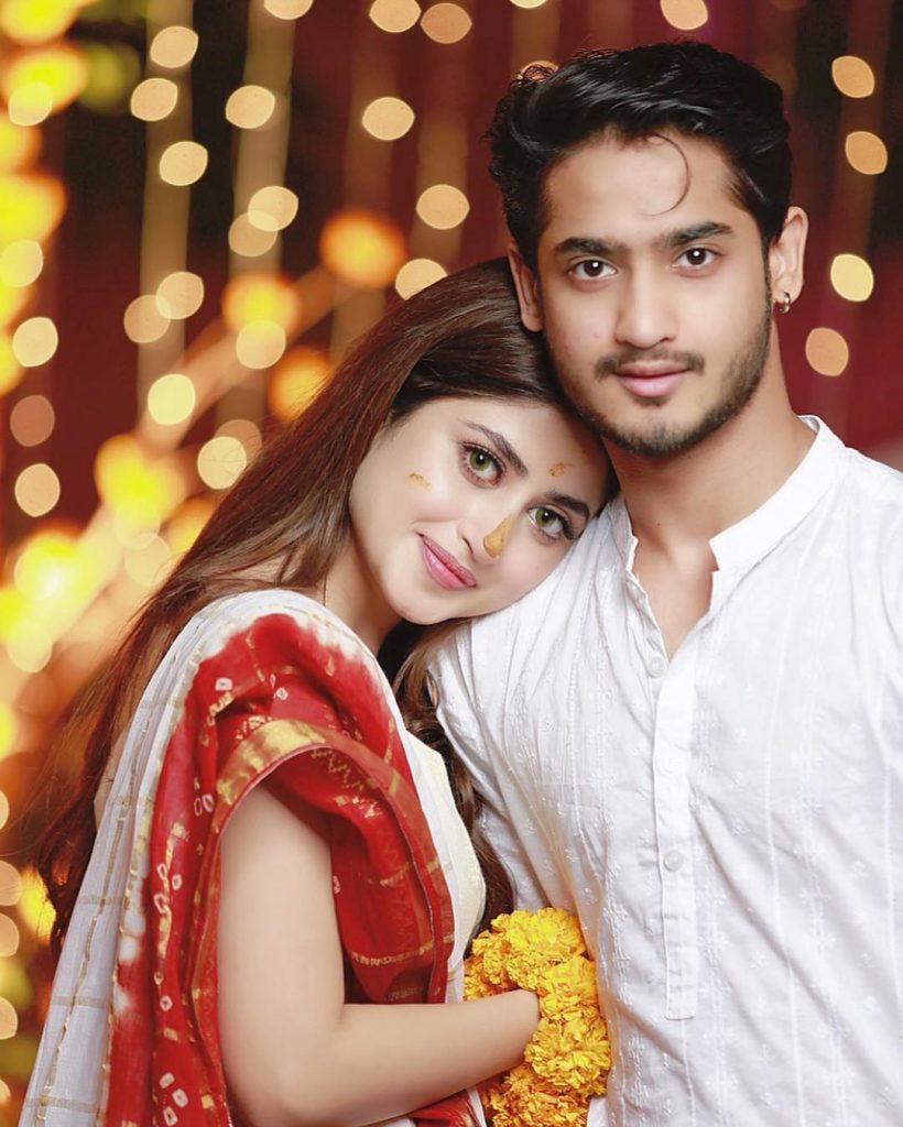 Saboor Aly Spills The Beans On Ahad & Sajal's Engagement