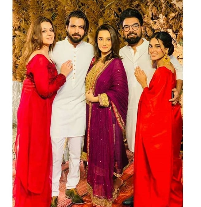 Zara Noor, Asad Siddique, Yasir Hussain and Iqra Aziz Clicks from Wedding of Sadia Ghaffar