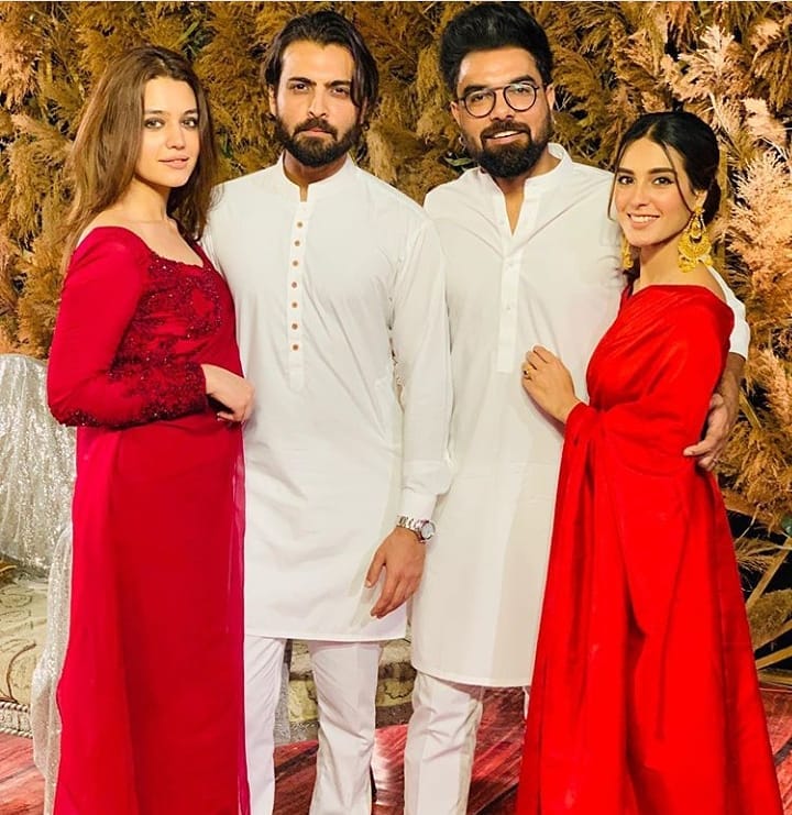 Zara Noor, Asad Siddique, Yasir Hussain and Iqra Aziz Clicks from Wedding of Sadia Ghaffar