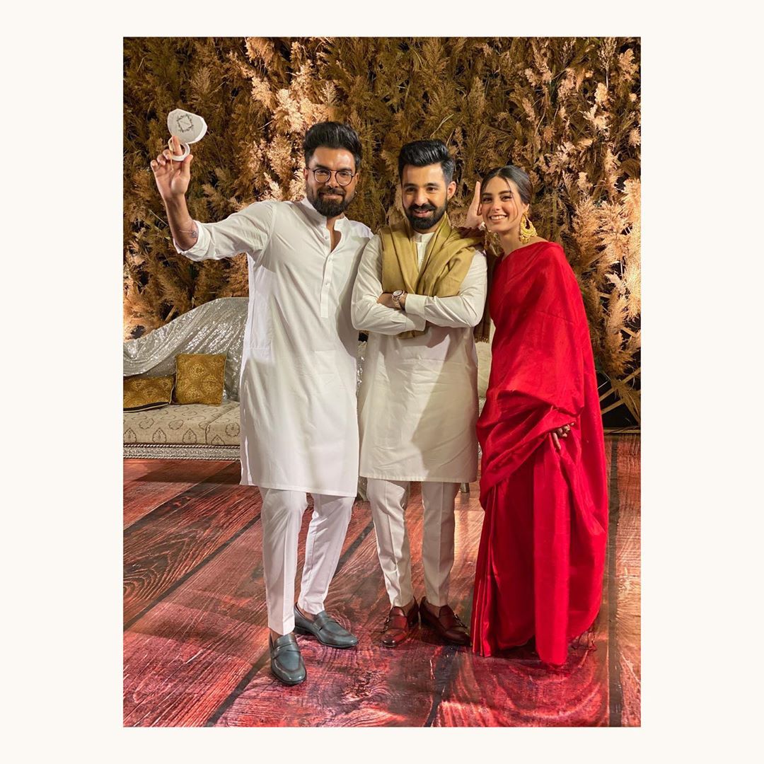 Zara Noor, Asad Siddique, Yasir Hussain and Iqra Aziz Clicks from Wedding of Sadia Ghaffar