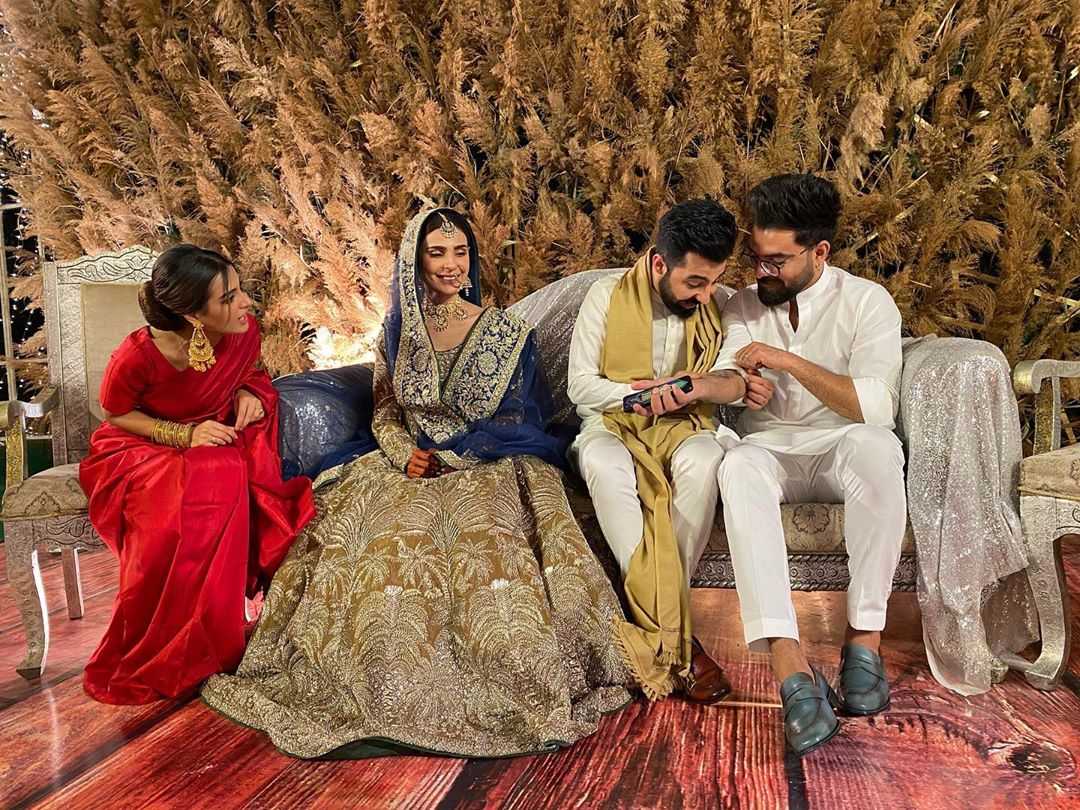 Zara Noor, Asad Siddique, Yasir Hussain and Iqra Aziz Clicks from Wedding of Sadia Ghaffar