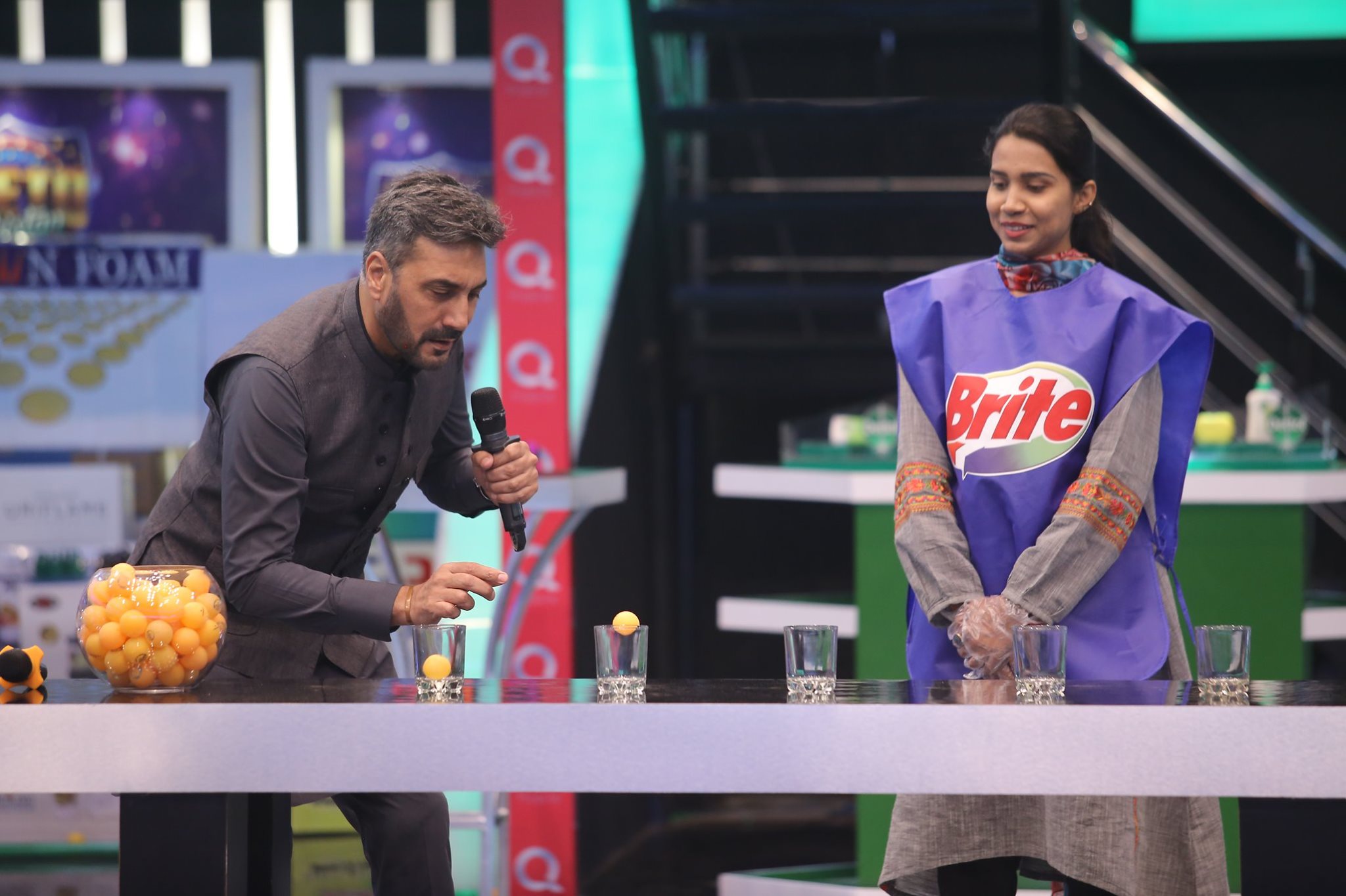 Humayun Saeed, Adnan Siddiqui, Kubra Khan and Bilal Ashraf in Jeeto Pakistan Ramazan League