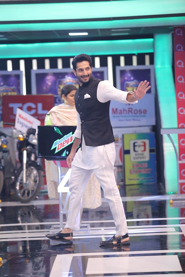 Humayun Saeed, Adnan Siddiqui, Kubra Khan and Bilal Ashraf in Jeeto Pakistan Ramazan League