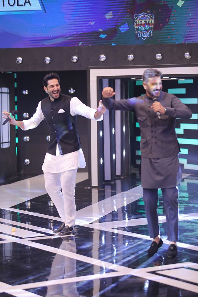 Humayun Saeed, Adnan Siddiqui, Kubra Khan and Bilal Ashraf in Jeeto Pakistan Ramazan League