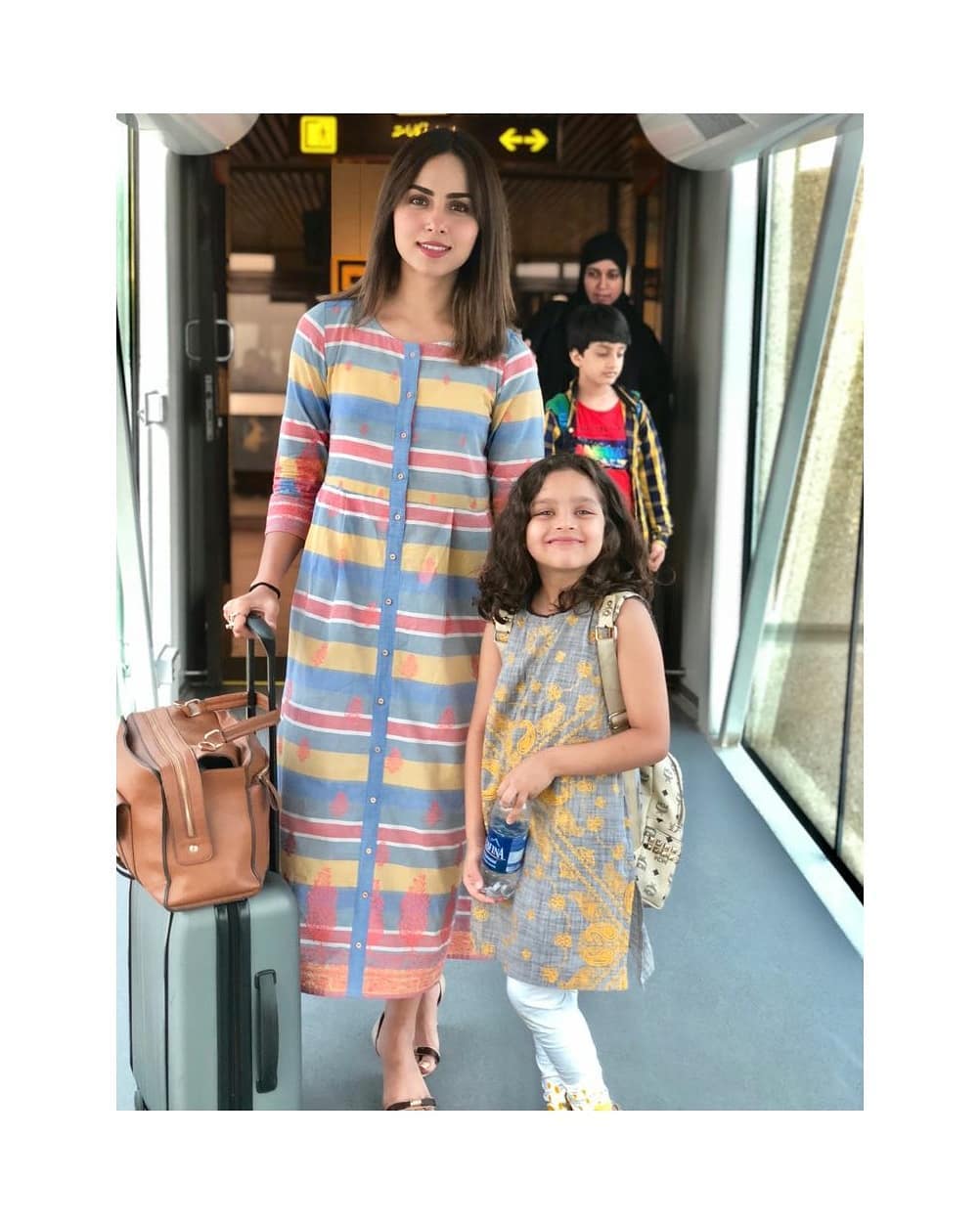 Actress Nimra Khan Latest Pictures with her Little Cute Sister