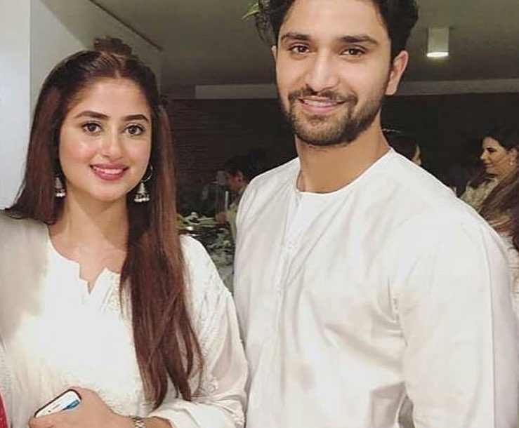 Ahad Raza Mir Wife Sajal Aly | Romantic Pictures