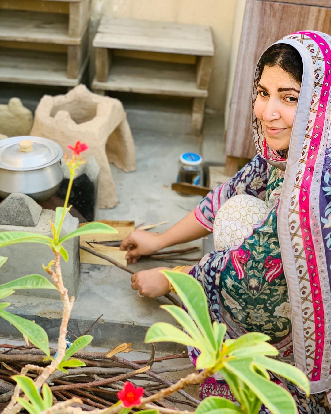 Shagufta Ejaz at her Rooftop Village - Beautiful Pictures