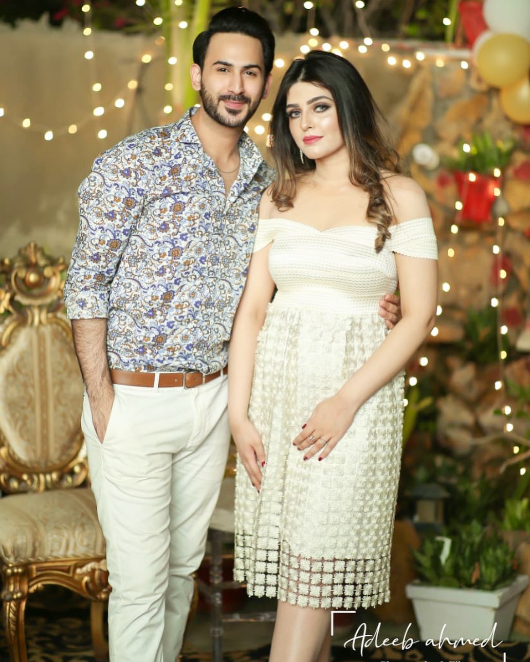 Actor Shan Baig with his Wife Michelle - 10 Lovely Pictures