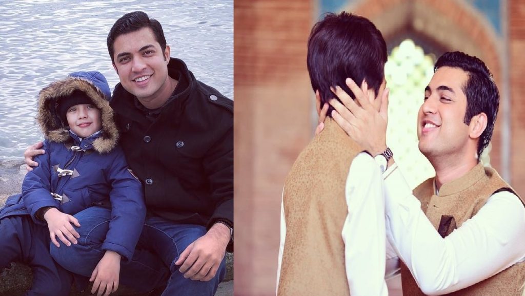 Heart-Warming Pictures of Pehlaaj Hassan with Father