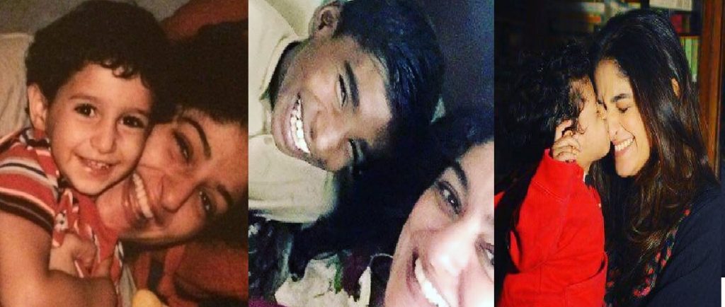 Lively Pictures of Nadia Jamil with her Sons
