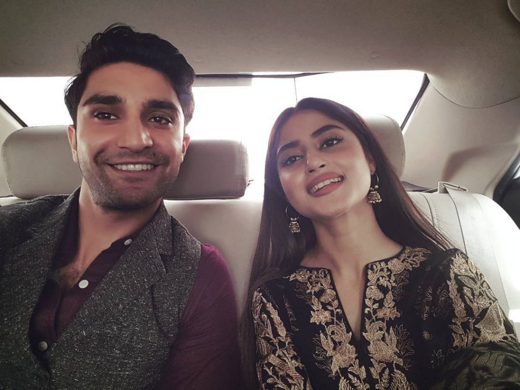 Ahad Raza Mir Wife Sajal Aly | Romantic Pictures