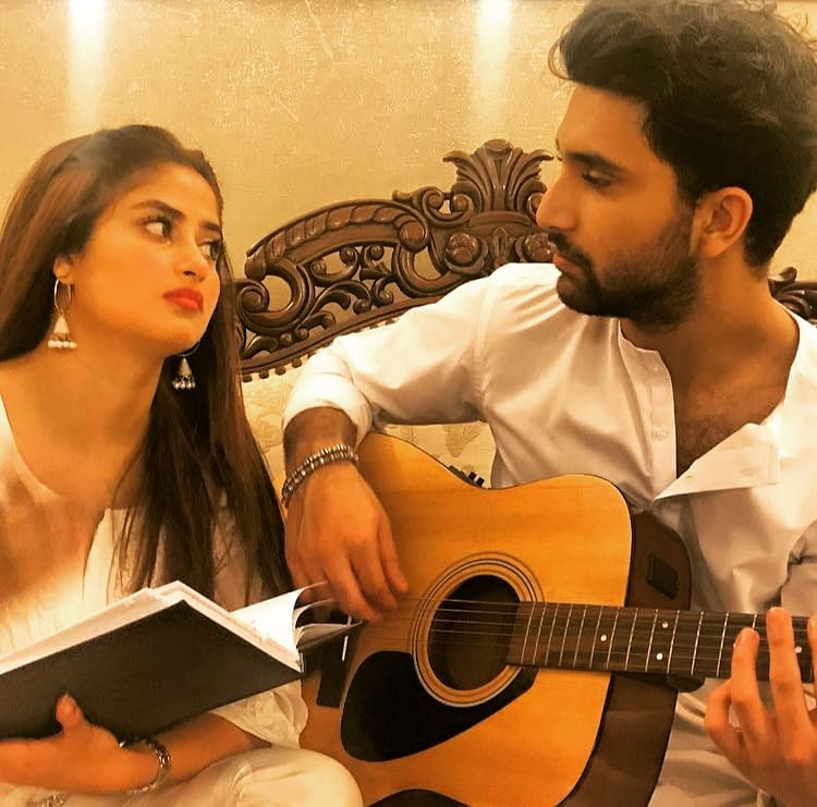 Ahad Raza Mir Wife Sajal Aly | Romantic Pictures