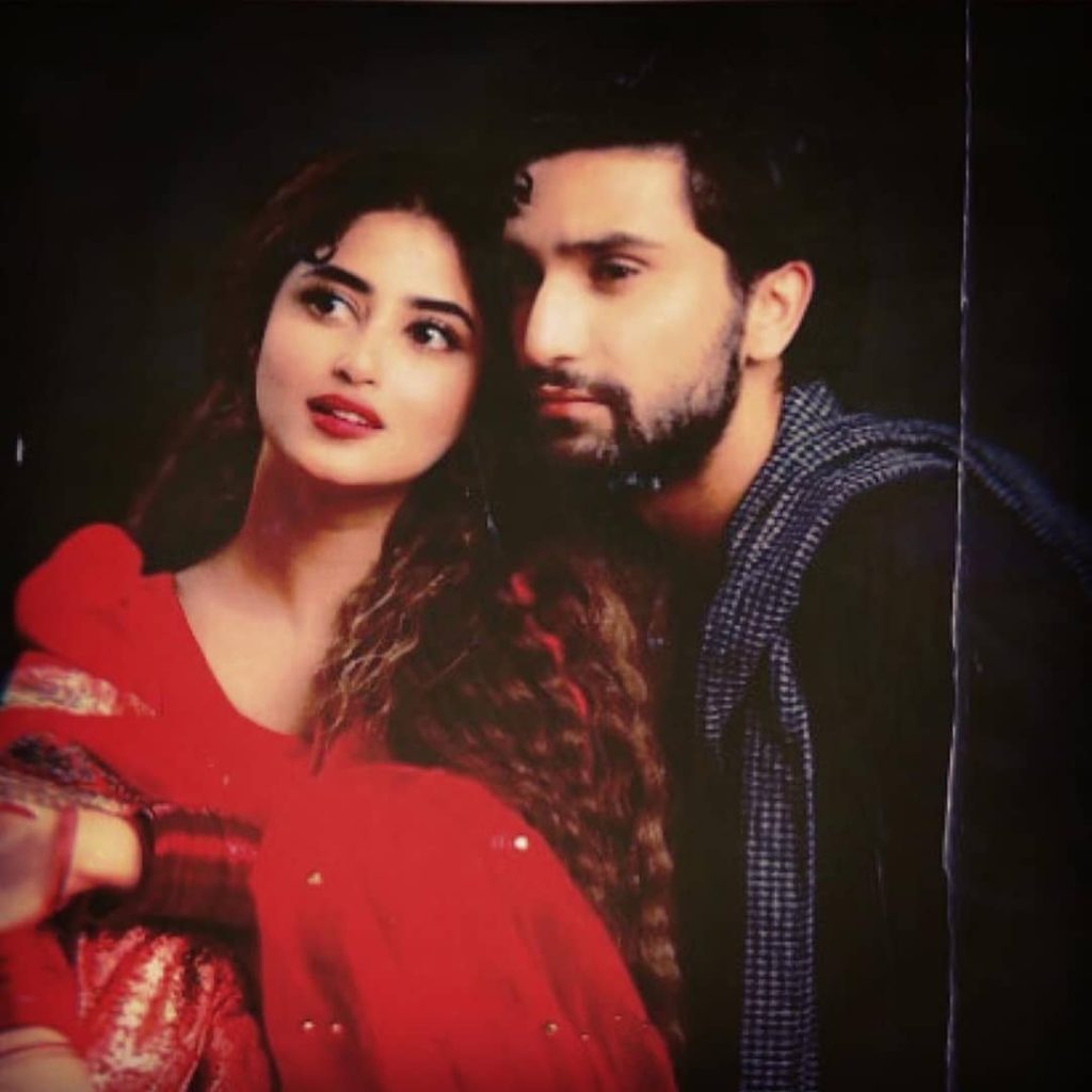 Ahad Raza Mir Wife Sajal Aly | Romantic Pictures