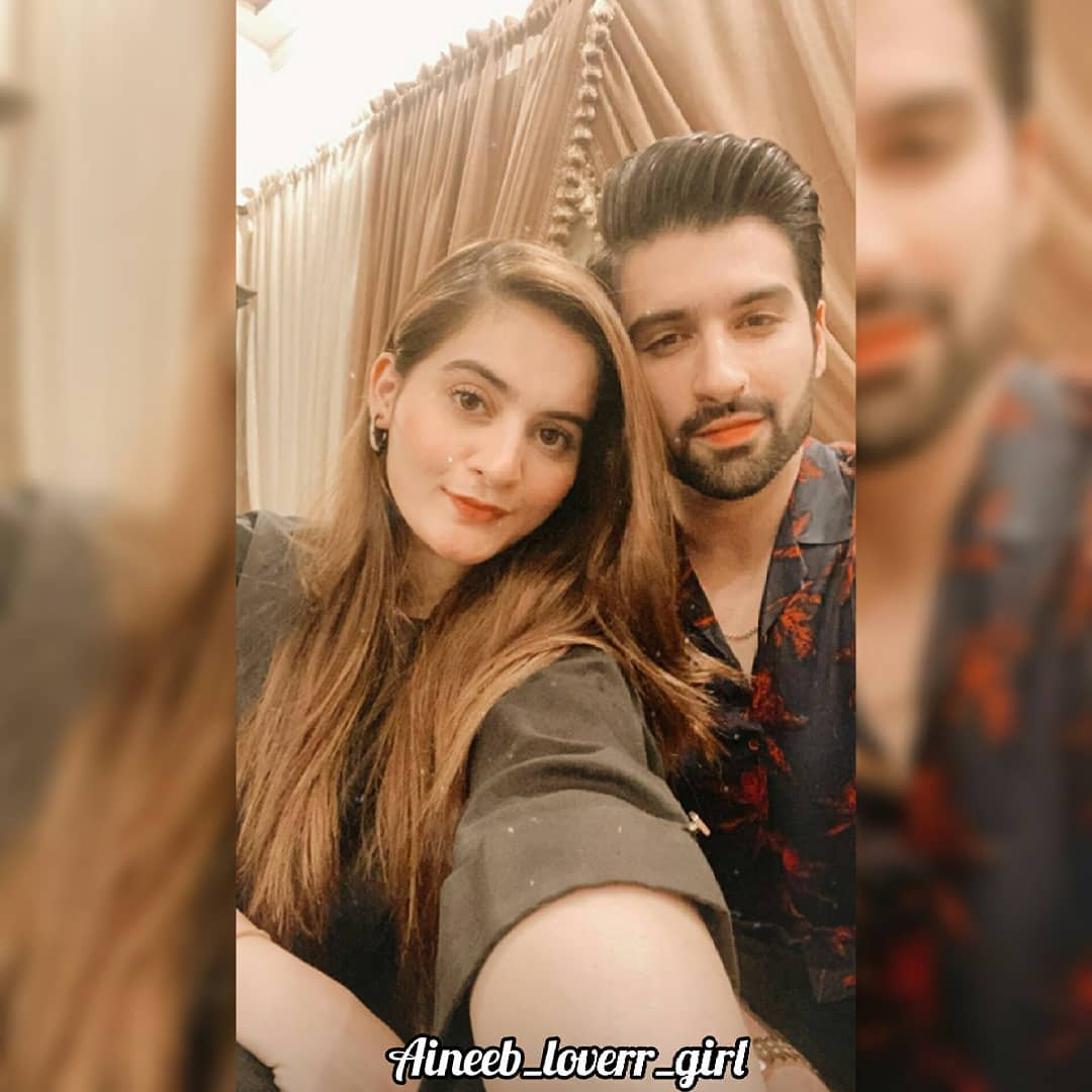 Aiman Khan and Muneeb Butt Latest Pictures and Video Call Interview