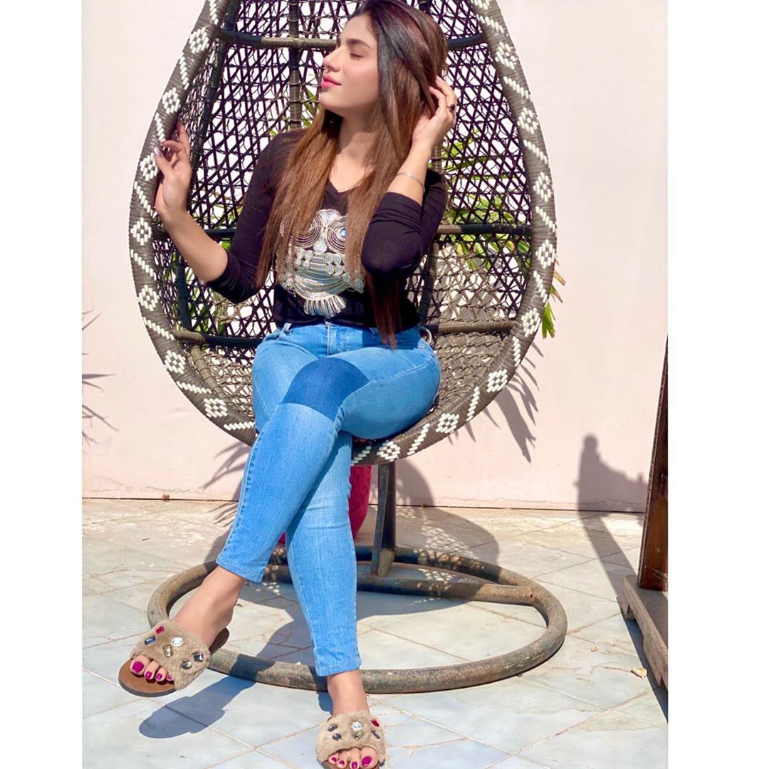 Amna Malick Clicks from Mera Dil Mera Dushman as Aiman