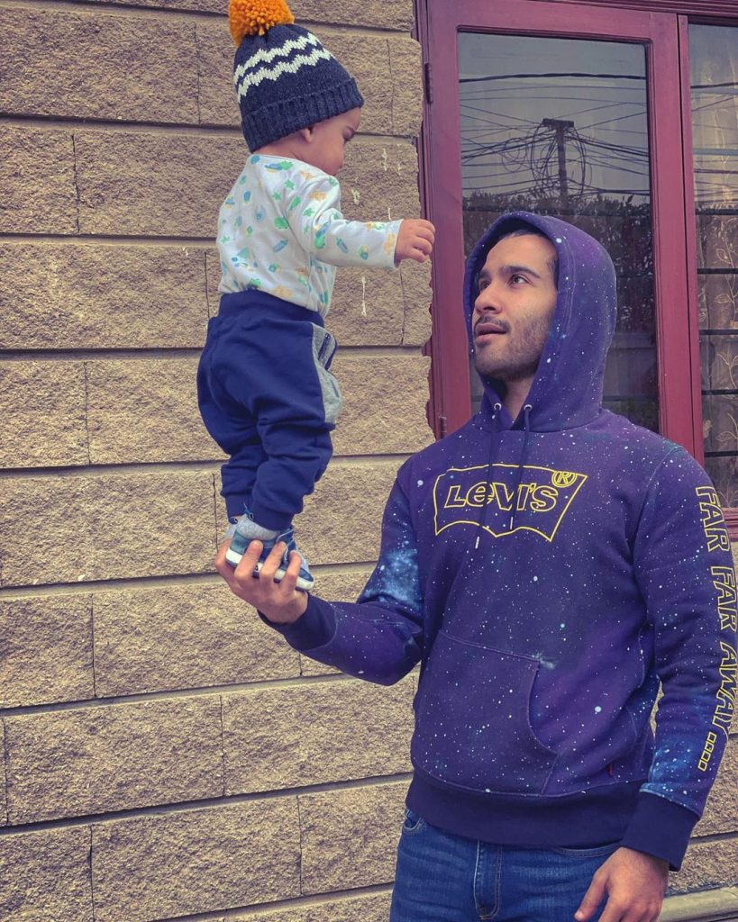 Pictures From Feroze Khan Son's First Birthday