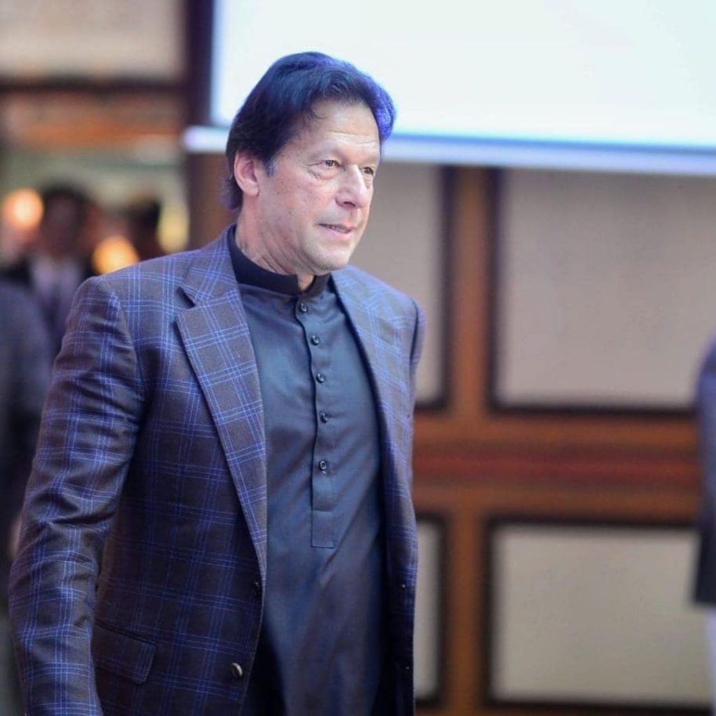 Imran Khan In Black Suit