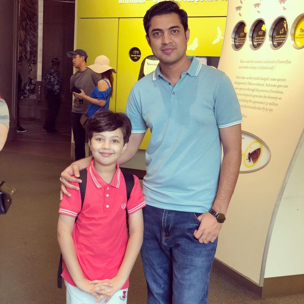 Heart-Warming Pictures of Pehlaaj Hassan with Father