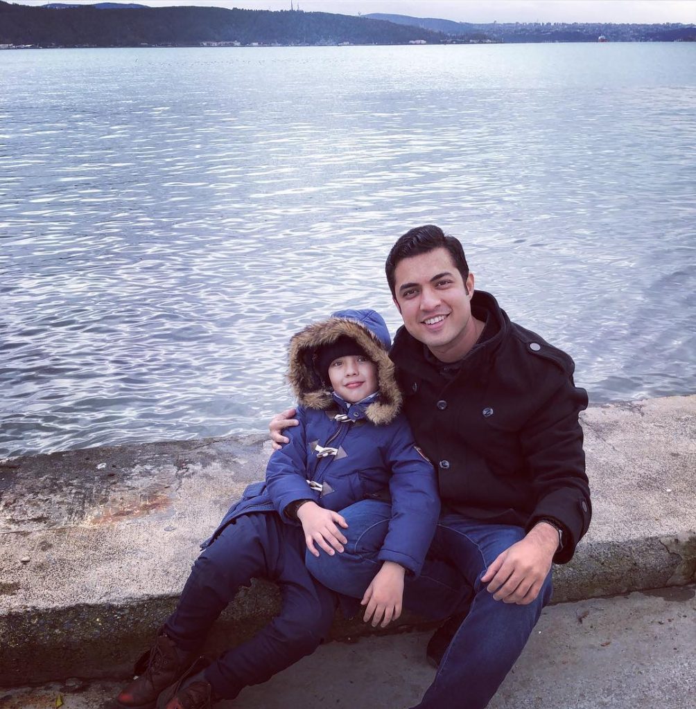 Heart-Warming Pictures of Pehlaaj Hassan with Father