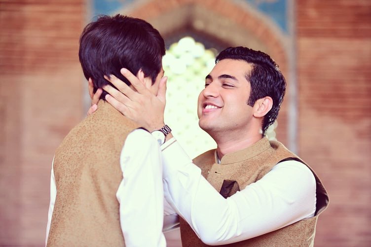 Heart-Warming Pictures of Pehlaaj Hassan with Father