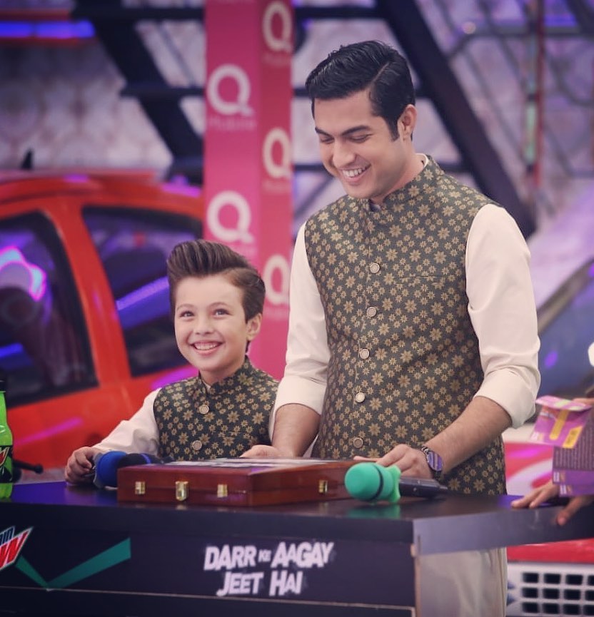 Heart-Warming Pictures of Pehlaaj Hassan with Father